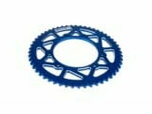 Kettenrad 53 Zhne - 420 Stage6 alu CNC blau Rieju MRT