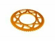 Kettenrad 53 Zhne - 420 Stage6 alu CNC gelb Rieju MRT