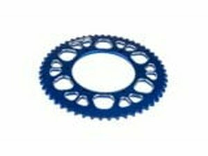 Kettenrad 53 Zhne - 420 Stage6 alu CNC blau Aprilia SX 50