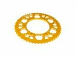 Kettenrad 53 Zhne - 420 Stage6 alu CNC gelb Aprilia SX 50