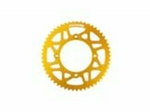 Kettenrad 53 Zhne - 420 Stage6 Alu CNC gelb Beta RR