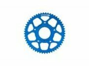 Kettenrad 53 Zhne - 420 Stage6 Alu CNC blau Peugeot / Rieju