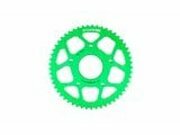 Kettenrad 53 Zhne - 420 Stage6 Alu CNC grn Peugeot / Rieju