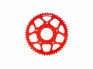 Kettenrad 53 Zhne - 420 Stage6 Alu CNC rot Peugeot / Rieju