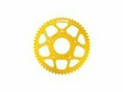 Kettenrad 53 Zhne - 420 Stage6 Alu CNC gelb Peugeot / Rieju