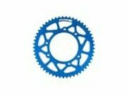 Kettenrad 53 Zhne - 420 Stage6 Alu CNC blau Derbi DRD Pro