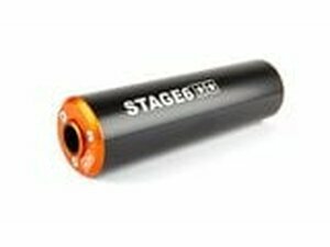 Endschalldmpfer Stage6 50 - 80cc Montage rechts orange /...