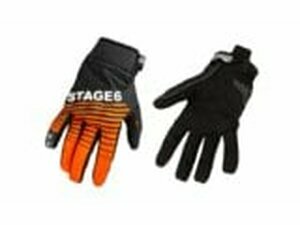 Motorrad Handschuhe Stage6 Street Pure Orange / Schwarz L