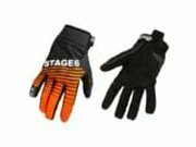 Motorrad Handschuhe Stage6 Street Pure Orange / Schwarz S