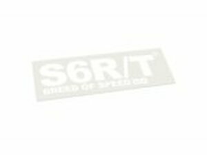 Aufkleber Stage6 R/T 140x48mm wei