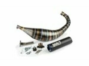 Auspuff Stage6 R/T 80 - 90cc CNC Blau / Schwarz Derbi