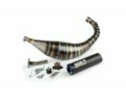 Auspuff Stage6 R/T 80 - 90cc CNC Blau / Schwarz Derbi