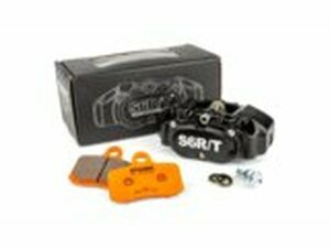 Bremskit 4-Kolben Bremssattel MK2 Stage6 R/T Schwarz mit...