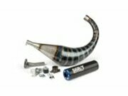 Auspuff Stage6 R/T 70 - 80ccm schwarz / blau Derbi