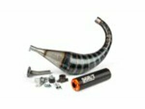 Auspuff Stage6 R/T 70 - 80ccm schwarz / orange Derbi