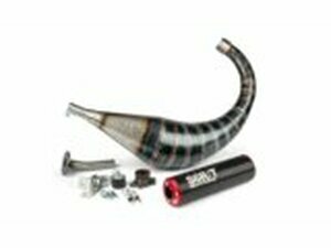 Auspuff Stage6 R/T 70 - 80ccm schwarz / rot Derbi