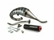 Auspuff Stage6 R/T 70 - 80 high-mount Derbi Schwarz / Rot