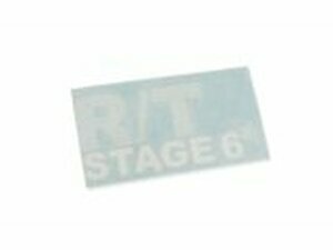 Aufkleber Stage6 R/T Stripes 70x35mm Weiss