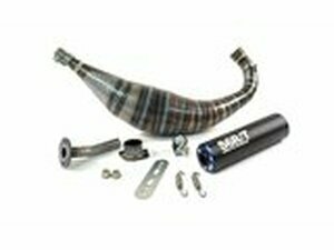 Auspuff Stage6 R/T 90 - 100cc CNC Blau / Schwarz Derbi