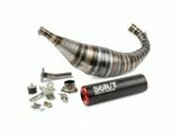 Auspuff Stage6 R/T 90 - 100cc CNC Rot / Schwarz Derbi