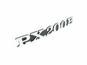 Schild / Schriftzug PX 200 E fr Seitenverkleidung fr Vespa PX 200 E