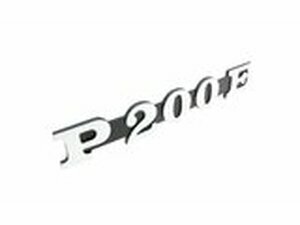 Schild / Schriftzug P 200 E fr Seitenverkleidung Vespa P 200 E