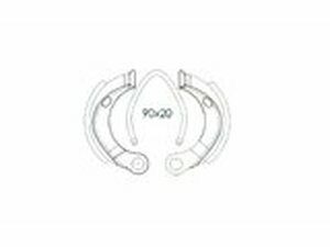 Bremsbacken vorne / hinten Peugeot 103 SPX / RCX / MBK...