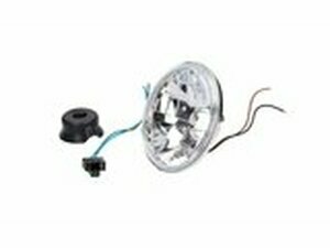 Scheinwerfereinsatz rund Klarglas 12V H4 / HS1 Halogen mit Standlicht Simson S51