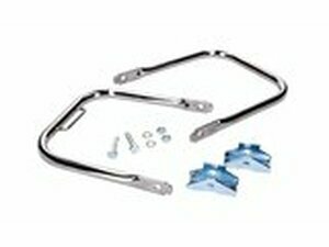 Gepcktrger Set hinten Chrom kurzer Sttzbgel Simson...
