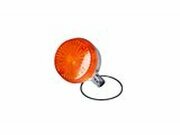 Blinker hinten 80mm orange / Endkappe Chrom Simson S51