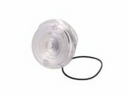 Blinkerglas vorn 80mm wei� Simson S51