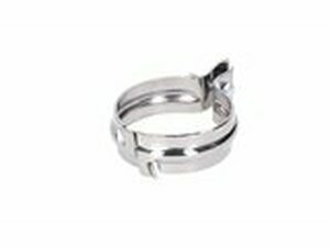 Auspuffschelle hinten Chrom 2-teilig (breit) Simson S51