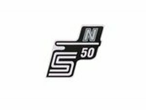 Schriftzug S50 N Folie / Aufkleber silber Simson S50