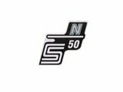 Schriftzug S50 N Folie / Aufkleber silber Simson S50