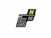 Schriftzug S50 N Folie / Aufkleber neongelb Simson S50