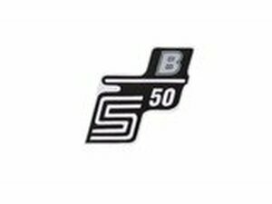 Schriftzug S50 B Folie / Aufkleber silber Simson S50