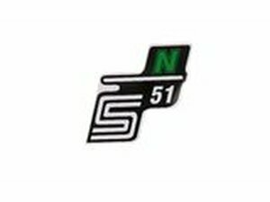 Schriftzug S51 N Folie / Aufkleber grn Simson S51