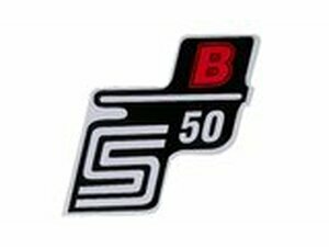 Schriftzug S50 B Folie / Aufkleber rot Simson S50