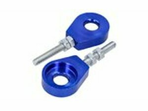 Kettenspanner Satz 12mm Alu Puch / Simson / Kreidler / Sachs blau