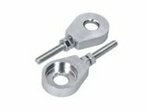 Kettenspanner Satz 12mm Alu Puch / Simson / Kreidler / Sachs silber