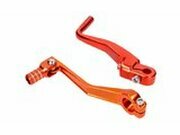 Schalthebel + Kickstarter Set klappbar Alu orange Simson S51