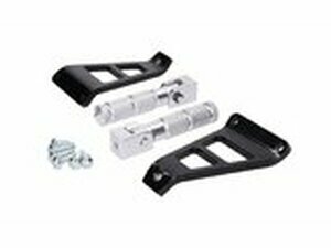 Sozius Fussrasten Alu Beta RR 50 mit Halterung silber