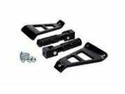 Sozius Fussrasten Alu Beta RR 50 mit Halterung schwarz