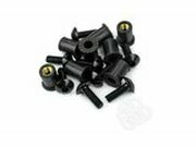 Schraubenkit Windschutzscheibe schwarz M5x16mm 8 Stck.