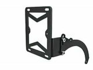 Kennzeichenhalter seitlich Alu Peugeot Speedfight matt schwarz