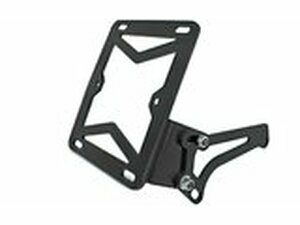 Kennzeichenhalter Piaggio / Peugeot liegend matt schwarz