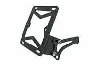 Kennzeichenhalter Piaggio / Peugeot liegend matt schwarz