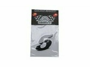 Aufkleber Nummer 5 schwarz (h. 5,5cm)