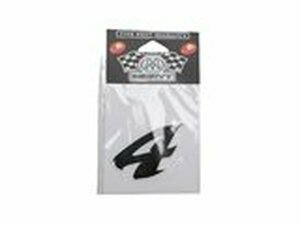 Aufkleber Nummer 4 schwarz (h. 5,5cm)