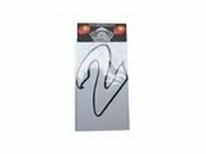 Aufkleber Nummer 2 wei (h. 13cm)